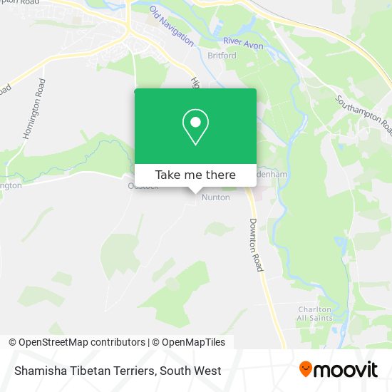 Shamisha Tibetan Terriers map
