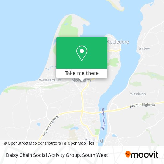 Daisy Chain Social Activity Group map