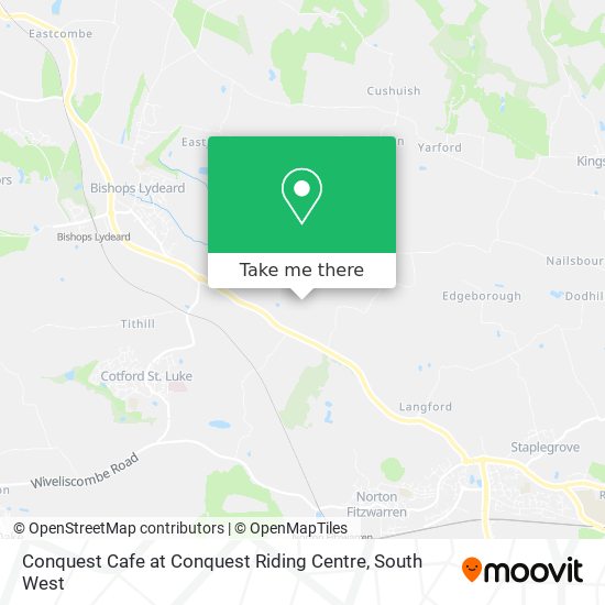 Conquest Cafe at Conquest Riding Centre map