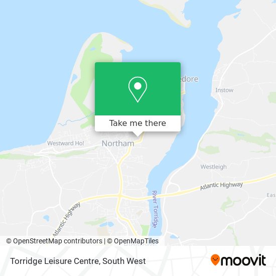 Torridge Leisure Centre map