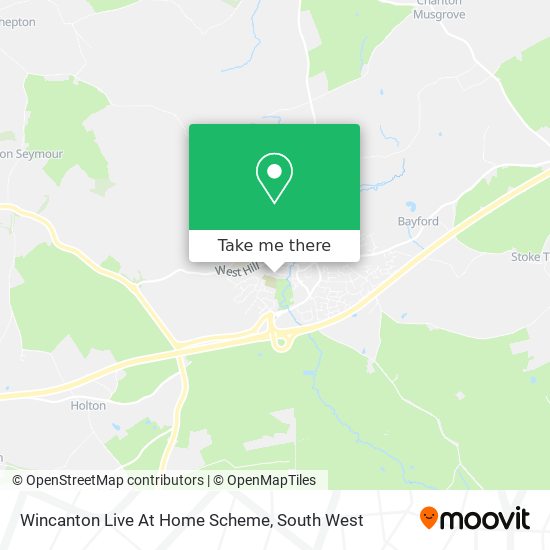 Wincanton Live At Home Scheme map
