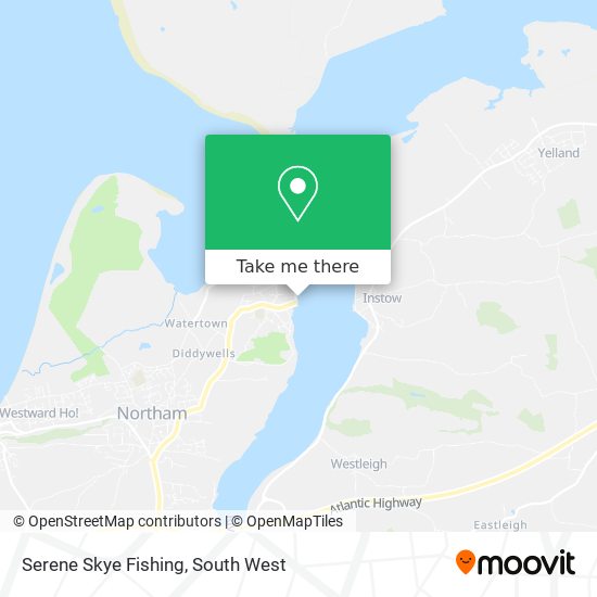 Serene Skye Fishing map