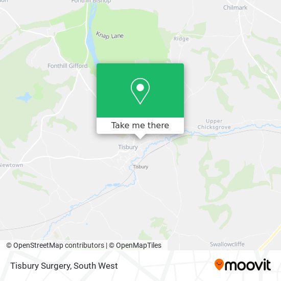 Tisbury Surgery map