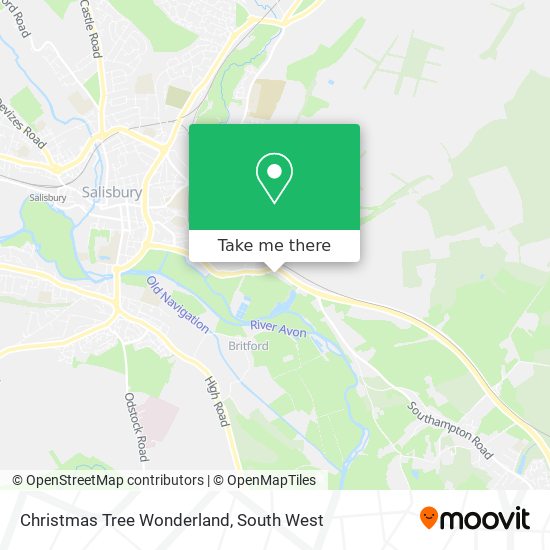 Christmas Tree Wonderland map