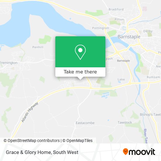 Grace & Glory Home map