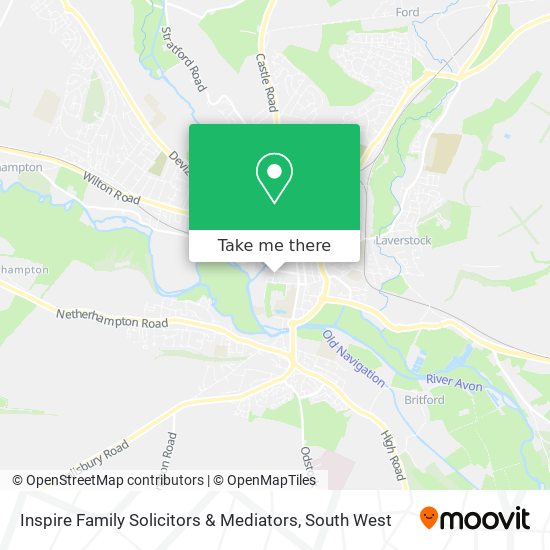 Inspire Family Solicitors & Mediators map