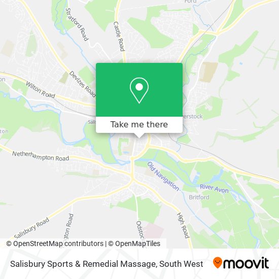 Salisbury Sports & Remedial Massage map