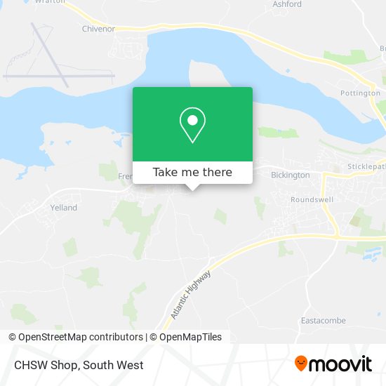 CHSW Shop map