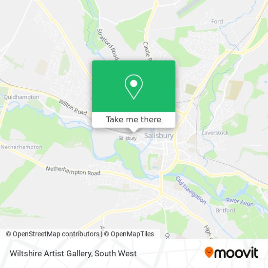 Wiltshire Artist Gallery map