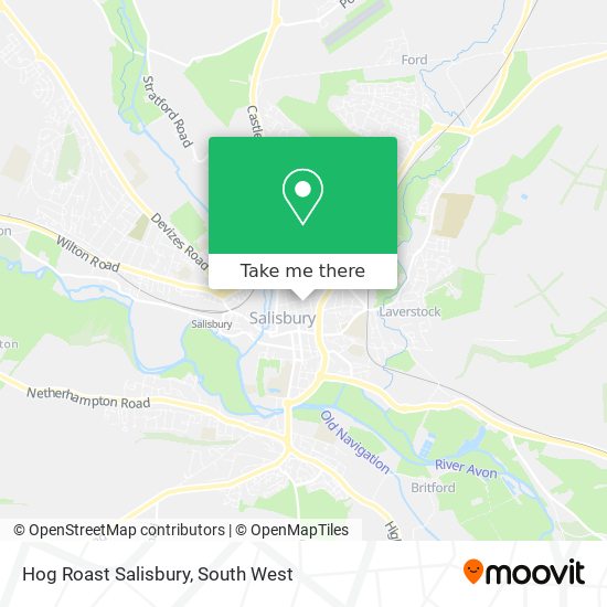 Hog Roast Salisbury map