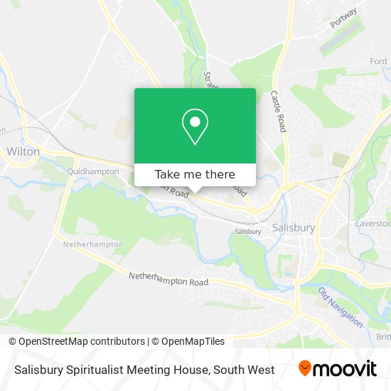 Salisbury Spiritualist Meeting House map