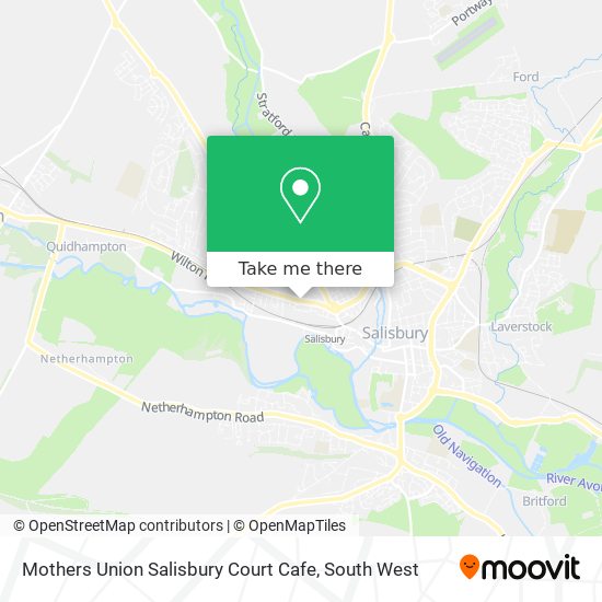 Mothers Union Salisbury Court Cafe map