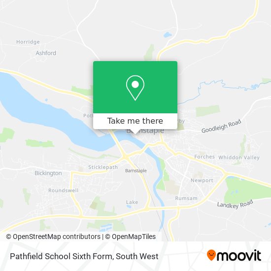 Pathfield School Sixth Form map
