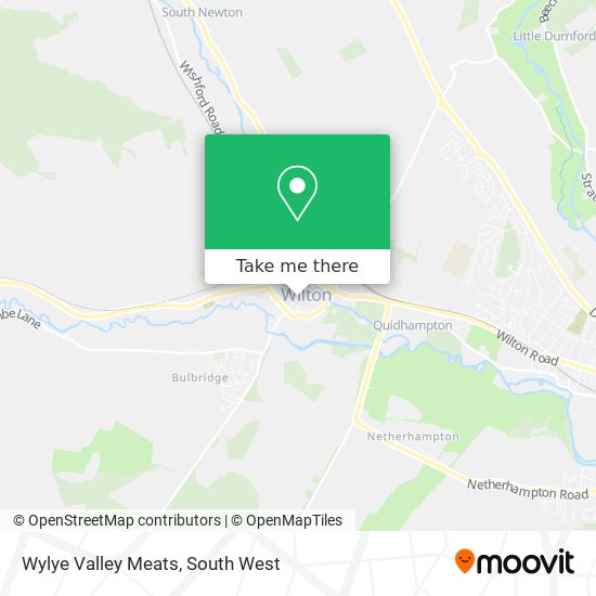 Wylye Valley Meats map
