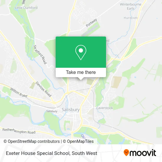 Exeter House Special School map