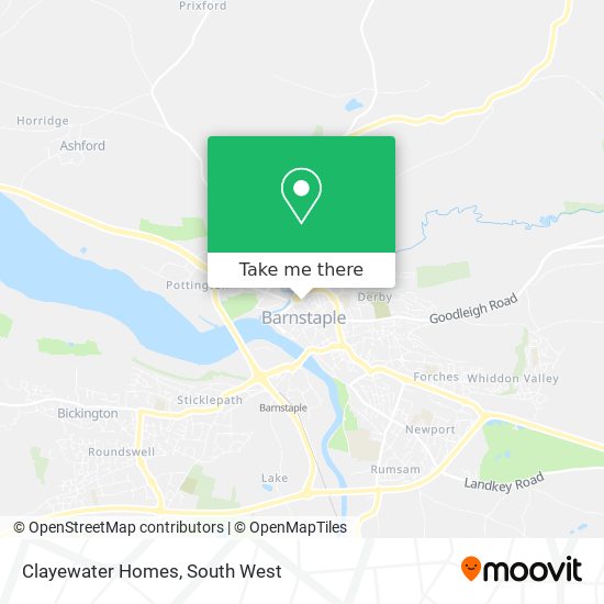Clayewater Homes map