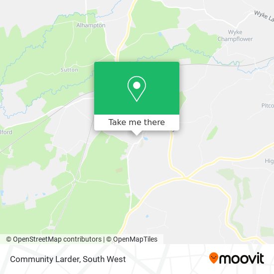 Community Larder map