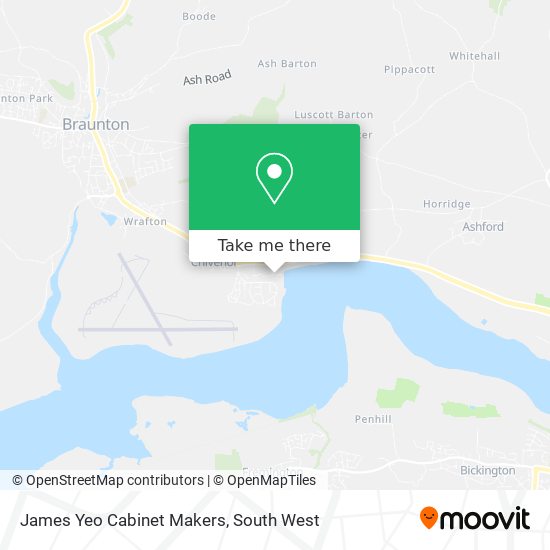 James Yeo Cabinet Makers map