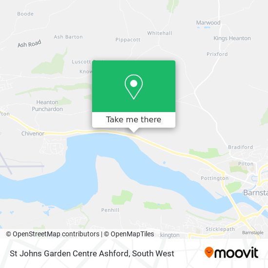 St Johns Garden Centre Ashford map