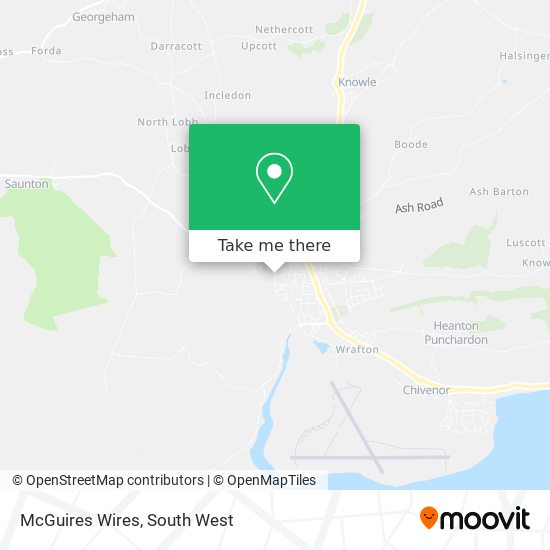 McGuires Wires map