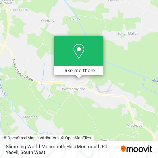 Slimming World Monmouth Hall / Monmouth Rd Yeovil map