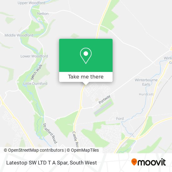 Latestop SW LTD T A Spar map