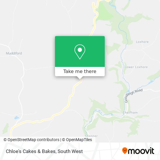 Chloe's Cakes & Bakes map