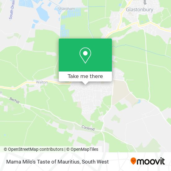 Mama Milo's Taste of Mauritius map