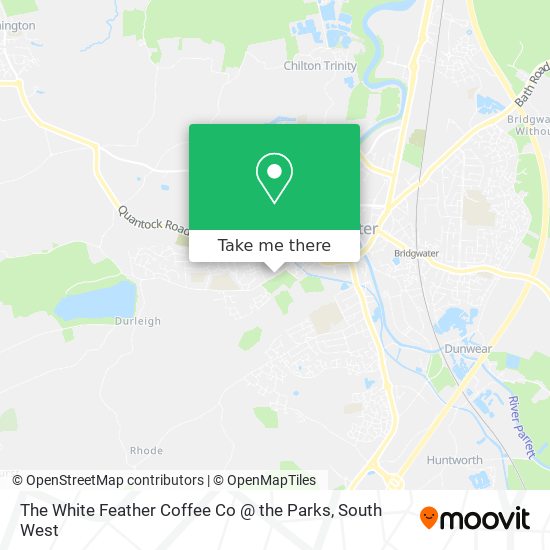 The White Feather Coffee Co @ the Parks map