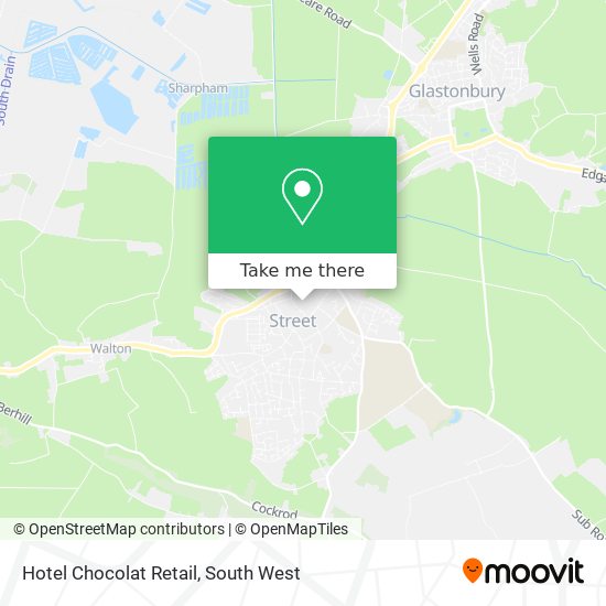 Hotel Chocolat Retail map