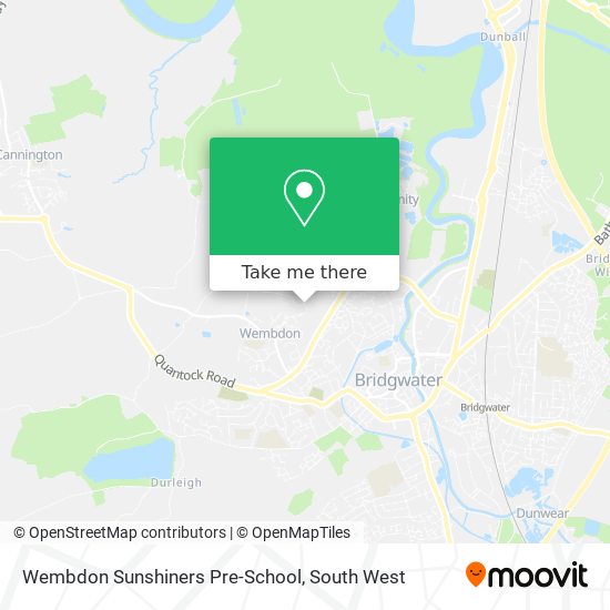 Wembdon Sunshiners Pre-School map
