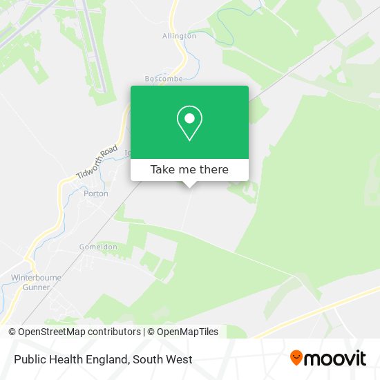 Public Health England map