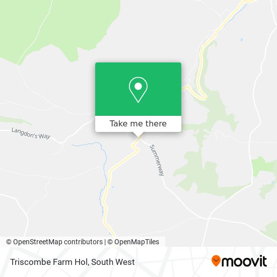 Triscombe Farm Hol map