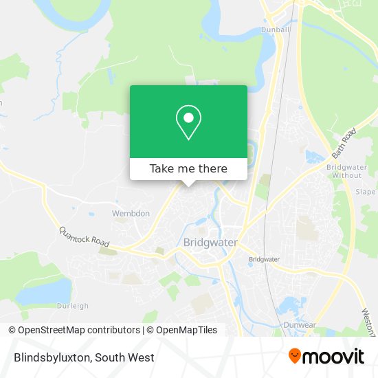 Blindsbyluxton map
