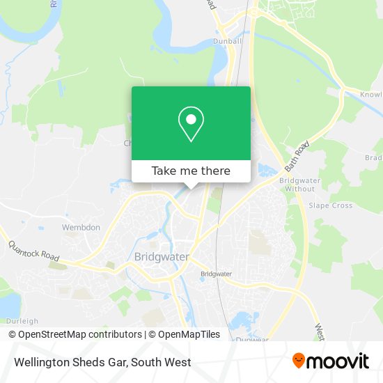 Wellington Sheds Gar map