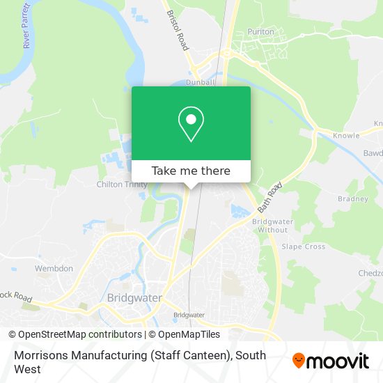 Morrisons Manufacturing (Staff Canteen) map