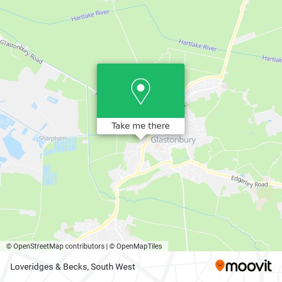 Loveridges & Becks map