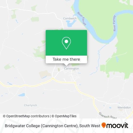 Bridgwater College (Cannington Centre) map