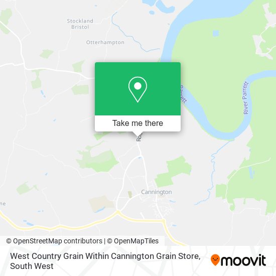 West Country Grain Within Cannington Grain Store map