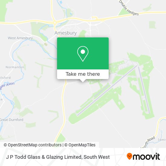 J P Todd Glass & Glazing Limited map