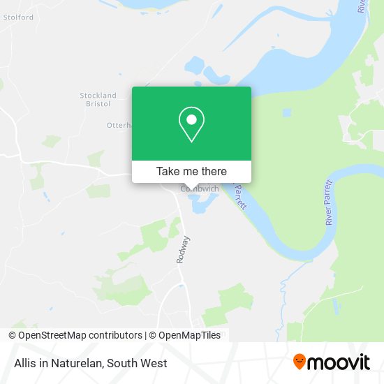Allis in Naturelan map