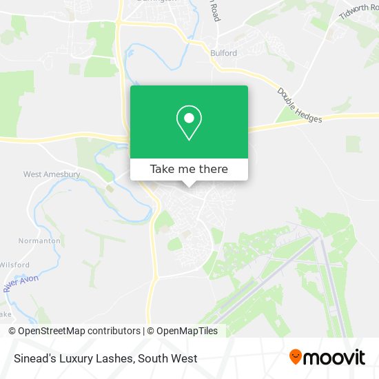 Sinead's Luxury Lashes map