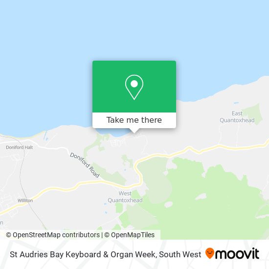 St Audries Bay Keyboard & Organ Week map