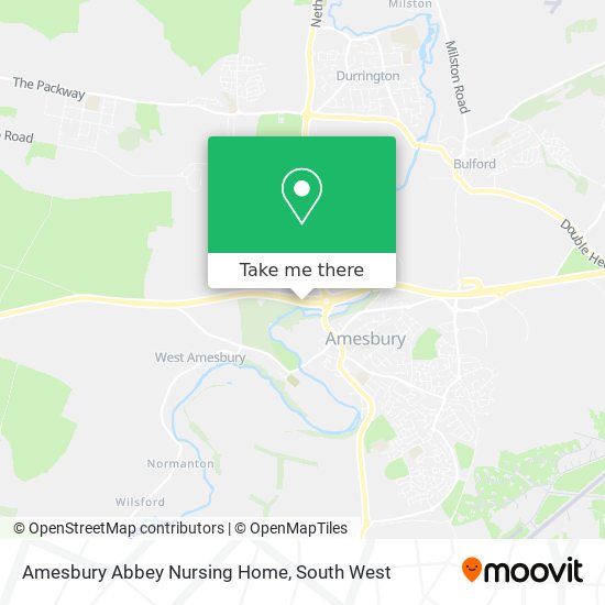 Amesbury Abbey Nursing Home map