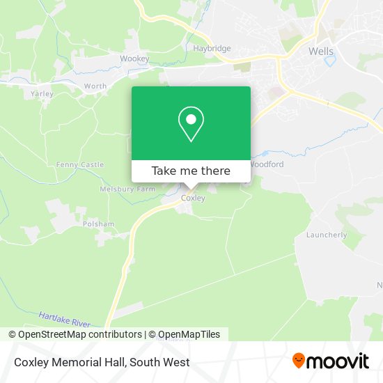 Coxley Memorial Hall map