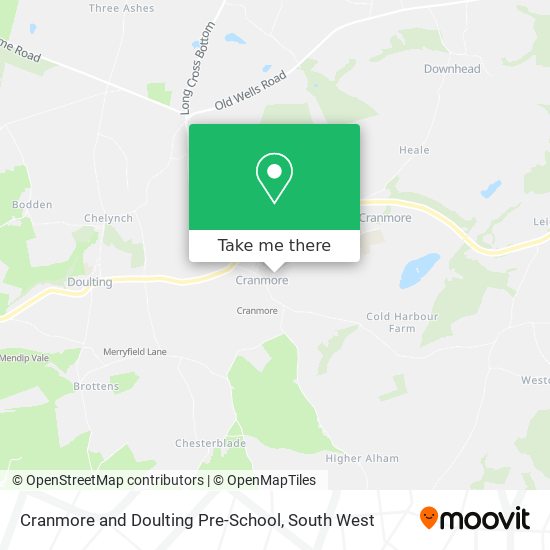 Cranmore and Doulting Pre-School map