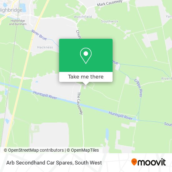 Arb Secondhand Car Spares map