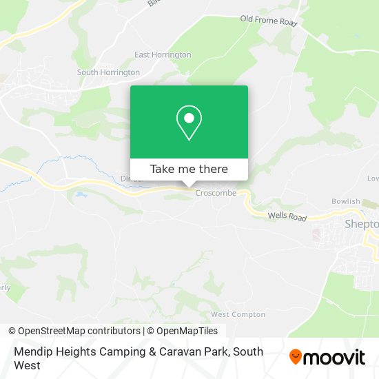 Mendip Heights Camping & Caravan Park map