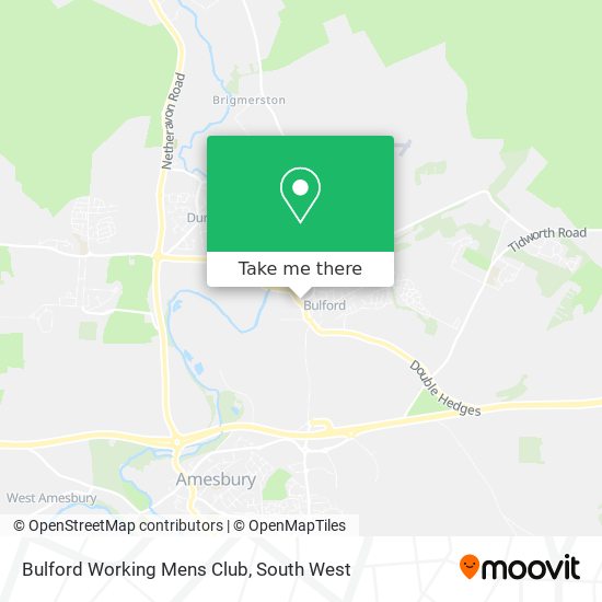 Bulford Working Mens Club map