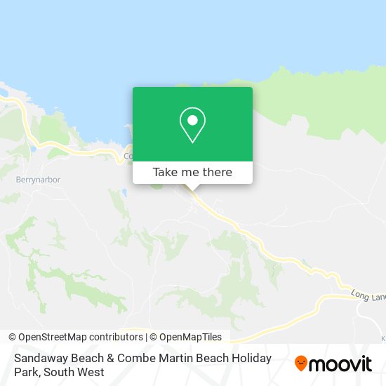 Sandaway Beach & Combe Martin Beach Holiday Park map